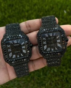 Black Diamond Watch, Rolex Diamond, Rapper Jewelry, Diamond Watches, Fancy Watches, Diamond Watches For Men, Expensive Jewelry Luxury, Expensive Watches, Dope Jewelry