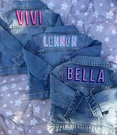 School Denim Jacket, Customizable Denim Jacket For Fall, Customizable Blue Denim Jacket, Customizable Denim Jacket For Spring, Trendy Customizable Long Sleeve Denim Jacket, Spring Customizable Denim Jacket, Customizable Blue Denim Jacket For Spring, Customizable Cotton Denim Jacket For Fall, Customizable Denim Outerwear For Fall