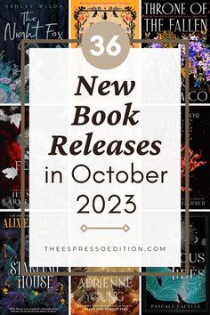 new book releases in october, with the title above it