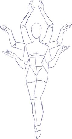 Body Postures Sketch Pose Reference, Arm Drawing Reference Poses, 3 Arms Character, Four Arms Anatomy, Arm Holding Something Reference, Arms Stretched Out Pose Reference, Standing On One Leg Pose Drawing, Four Arms Drawing Reference, Arms Drawing Female