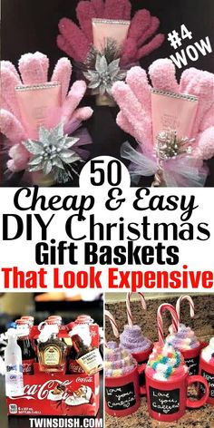 christmas gift baskets that look expensive and easy to make with the help of someone else