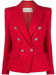 daring red cotton blend notched lapels double-breasted button fastening long sleeves two front flap pockets straight hem Red Double-breasted Office Blazer, Blazer Skirt Outfit, Aesthetic Clothes Png, Luxury Red Double-breasted Blazer, Double Blazer, Luxury Red Single-breasted Blazer, Red Long Sleeve Double-breasted Blazer, Luxury Red Double-breasted Outerwear, White Sash