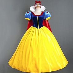 White Halloween Party, Snow White Princess Dress, Snow White Cosplay, Carnaval Dress, White Princess Dress, Costume Carnaval, Snow White Dresses, Princess Snow White, Snow White Costume