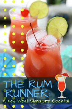 the rum runner is an easy and delicious drink for any type of party or celebration