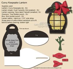 the cut out paper lantern is ready to be used as decoration for christmas cards and crafts