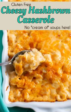 cheesy hashbrown casserole with no cream or soups here