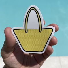 Yellow Purse Aesthetic Sticker. Great To Decorate Water Bottles, Laptops, Phone Cases, Coolers, Car Windows, Journals, Notebooks, Planners, Bikes, Skateboards, Kayaks, And More. This Sticker Is Apart Of Our Aesthetic Sticker Collection! Details: | 2.66 X 3 Inches | Made In The U.S.A. | High Quality And Durable Vinyl, Indoor And Outdoor Use | Waterproof And Weatherproof We Are Partnered With Activeminds. org To Help Spread Mental Health Awareness. These waterproof, vinyl stickers are perfect for Purse Aesthetic, Yellow Purse, Yellow Purses, Aesthetic Sticker, Journals Notebooks, Fathers Day Sale, Decorated Water Bottles, Kayaks, Givency Antigona Bag