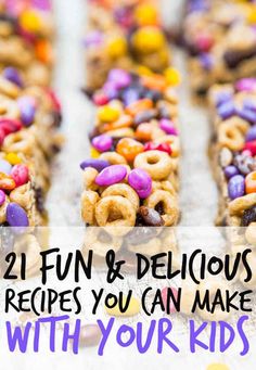 two fun and delicious treats you can make with your kids