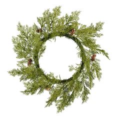 D190324 Holiday/Christmas/Christmas Wreaths & Garlands & Swags Christmas Gift Inspiration, Holiday Picks, Christmas Wreaths & Garlands, Artificial Christmas Wreaths, Pinecone Wreath, Artificial Wreath, Green Wreath, Wreaths & Garlands, Christmas Storage