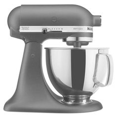 an artisan stand mixer on a white background