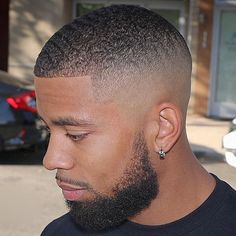 Bald Fade With Waves, Fade Haircut Men, Black Hair Fade, Haircuts For Black Men, Fade Undercut