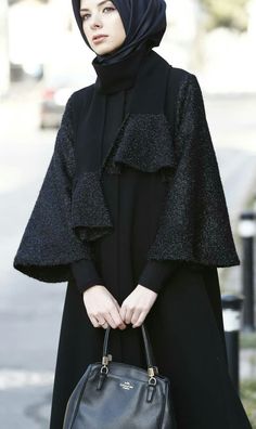 Black Hijab, Muslim Women Fashion, Muslim Fashion Hijab, Muslim Dress, Muslim Fashion Outfits, Muslimah Fashion Outfits