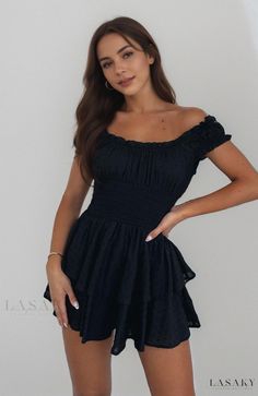 Lasaky - Elegant Wrap Style Evening Wear Affordable Off-shoulder Midi Dress For Date Night, Off The Shoulder Dress Short Casual, Off Shoulder Dress Cocktail, Off The Shoulder Dress Lulus, Chiffon Wrap Dress, Long Wrap Dress, Cake Dress, Dress Collar, Long Sleeve Wrap Dress