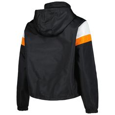 Block out the elements with this Houston Astros Anorak quarter-zip hoodie. It features an adjustable hem and hood for customized comfort and mesh lining that provides a breathable feel. A zippered pouch pocket also keeps your belongings securely stored in this Houston Astros outerwear. Zipper garage Long sleeve Officially licensed Olympic collar 1/2-Zip Material: 100% Polyester Screen print graphics Locker loop inside collar Front pouch pocket with zippered flap Hooded 1/4-Zip Machine wash, tumb Black Half-zip Hoodie For Outdoor, Streetwear Windbreaker With Drawstring Hood And Half-zip, Black Half-zip Hoodie With Drawstring Hood, Streetwear Half-zip Windbreaker With Drawstring Hood, Black Sportswear Windbreaker With Drawstring Hood, Black Sportswear Windbreaker With Adjustable Hood, Sporty Windbreaker With Drawstring Hood And Half-zip, Sporty Half-zip Windbreaker With Adjustable Hood, Sporty Half-zip Windbreaker With Drawstring Hood