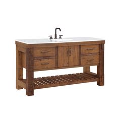 a bathroom vanity with two drawers and a sink in the center, on an isolated white background