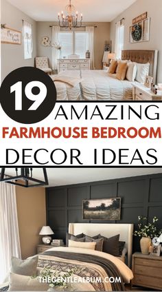 the top ten amazing farmhouse bedroom decor ideas