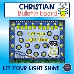 let your light shine bulletin board for children to learn how to use the lights in their classroom