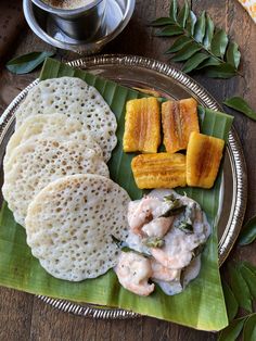 the meal is prepared and ready to be eaten on the table with other food items