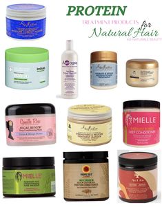 Protein Mask For Hair, Hair Products For High Porosity Hair, Products For High Porosity Natural Hair, Hair Slicking Products, Medium Porosity Hair Products, 4c High Porosity Hair Products, Hair Products For 4c Natural Hair, Best Products For High Porosity 4c Hair, Protein Treatments For Natural Hair