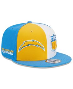 in stock Blue Flat Bill Snapback Hat For Game Day, Sports Blue Snapback Hat With Flat Crown, Blue Snapback Hat For Sports Events, Blue Snapback Hat With Flat Crown For Sports, Blue Flat Cap For Sports, Blue Flat Crown Snapback Hat For Sports Events, Blue Flat Crown Hat For Sports Events, Gold Powder, Los Angeles Chargers