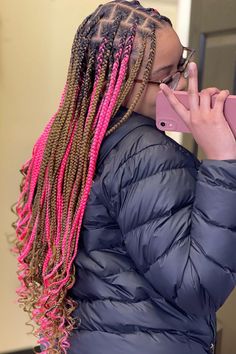 Peekaboo Braids Short Hair Straight, Natural Hair Short, Braids Curls, Hairstyles With Braids, Women Braids, American Hairstyles, African American Hairstyles, Trending Hairstyles