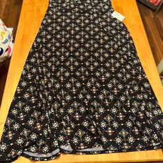 New With Tag Lularoe Long Skirt Size 2xl .. Style Name Is Maxi Check Pictures For Details Casual Black Midi Maxi Skirt, Skirt Maxi, Lularoe Skirts, Long Skirt, Womens Skirt, Skirt, Women Shopping, Color, Black