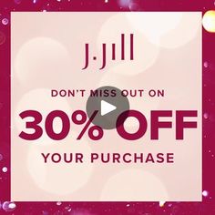 249 reactions | XS–4X | Petite | Tall | Hurry! Enjoy 30% off your purchase for a limited time! | By J.Jill | Facebook Limited Time