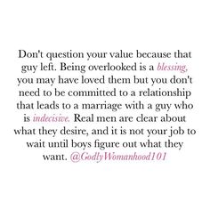 a quote that reads, don't question your value because that guy left being overlocked is a blessing