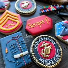 Marine Corp Cookies Decorated, Marine Corps Cookies Decorated, Marine Cookies Decorated, Marine Corps Cookies, Usmc Cookies, Veterans Day Cookies, Marine Cookies, Police Cookies, Cookie Themes