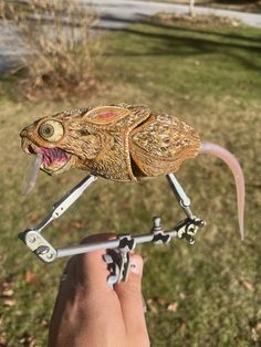 Harvest Rat Wakebait I painted up. It’s a resin bait made by Follow Forms out of Australia. He also made the eyes. I hand painted and airbrushed the bait. I know this bait isn’t for everyone but I’m pumped about how it came out. Not for sale. Posted by ChamplainProvisions The post Harvest Rat Wakebait appeared first on Flake Food.