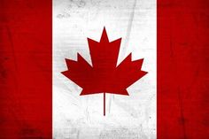 the canadian flag with a maple leaf on it