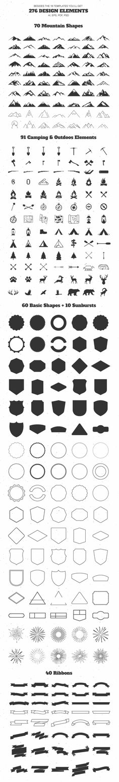 an image of different types of lines and shapes