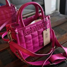 Nwt | Steve Madden | Bniko Quilted Crossbody Satchel | Fuschia | Msrp $78 Purse Steve Madden, Pink Steve Madden Purse, Purses And Bags Designer, Tj Maxx Purses, Steve Madden Purse Crossbody, Name Brand Purses, Juicy Couture Purse Pink