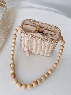 Beachy Sand-colored Bag With Braided Handles, Eco-friendly Beige Beach Bag With Braided Handles, Handmade Beige Rattan Bag, Eco-friendly Rattan Shoulder Bag For Beach Season, Eco-friendly Rattan Shoulder Bag For Beach, Cult Gaia Bag, Boho Clutch, Straw Handbags, Yarn Bag