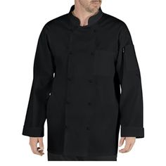 Chef Code Men's Chef Uniform Chef Coat Cc119 Color: Black Size: Xl Polyester, Cotton Imported Chef Uniforms Set Pants And Jacket 65% Polyester/35% Cotton Stain Release Finish Durable Construction Professional Black Winter Outerwear, Professional Long Sleeve Solid Outerwear, Professional Solid Long Sleeve Outerwear, Professional Long Sleeve Black Outerwear, Professional Black Long Sleeve Outerwear, Professional Black Long-sleeve Outerwear, Professional Fitted Black Outerwear, Fitted Professional Black Outerwear, Fitted Black Professional Outerwear