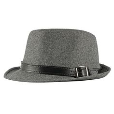 Gender:Men's; Quantity:1 PC; Style:Simple Style,Sports  Outdoors,Casual; Hats Category:Brim Hat,Fedora Hat; Occasion:Daily,Holiday,Party / Evening; Material:Polyester; Listing Date:06/16/2022 Casual Gray Summer Fedora, Casual Gray Fedora For Summer, Mens Fedora Hat, Wool Hat Men, Trilby Fedora, Jazz Hat, Mens Fedora, Fedora Hat Men, Retro Hats