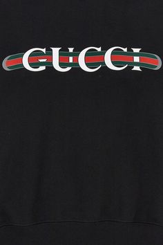 Cotton sweatshirt with front 'Gucci Web' logo print, crew neck, long cuffed sleeves. Color: Black Size & Fit: true to size fit Composition: 100% cotton Made in: Italy SKU: 789582XJGLM1082 Our Products Are 100% Genuine. In All Cases We Stand By The Authenticity Of Every Product Sold On Our Site. Gucci Cotton Sweatshirt With Logo, Gucci Sporty Sweatshirt With Logo Detail, Gucci Cotton Sweatshirt With Ribbed Cuffs, Gucci Cotton Sporty Sweatshirt, Gucci Sporty Sweatshirt With Ribbed Cuffs, Gucci Sweatshirt With Ribbed Cuffs For Streetwear, Gucci Embroidered Logo Long Sleeve Sweatshirt, Casual Gucci Sweatshirt With Embroidered Logo, Gucci Cotton Top For Streetwear