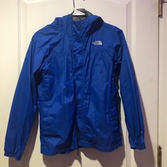 This Is Brand New And Hasn’t Been Worn! It’s Super Good For Fall. Has Velcro And Zipper. Casual Blue Outerwear For Hiking, Casual Blue The North Face Windbreaker, Blue The North Face Windbreaker For Outdoor Activities, Blue The North Face Windbreaker For Winter, The North Face Blue Windbreaker For Fall, Spring Blue The North Face Outerwear, Blue The North Face Outerwear For Spring, Casual Blue The North Face Outerwear, Blue Outerwear For Hiking In Spring