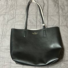 16 Inches Wide By 12 Inches High. Classic Black Bag For Errands, Black Kate Spade Bag With Adjustable Strap, Kate Spade Black Bag For Daily Use, Kate Spade Black Satchel Bag, Kate Spade Black Satchel, Black Kate Spade Shoulder Bag, Kate Spade Black Shoulder Bag, Kate Spade Black Bag, Kate Spade Bags