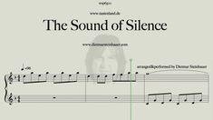 the sound of silence sheet music