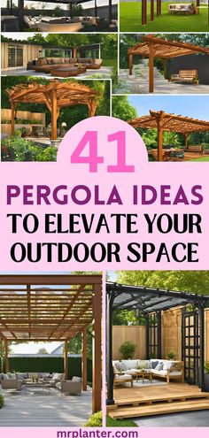 A modern metal pergola with comfortable seating and city views, incorporating style into a rooftop garden, one of the 41 pergola ideas. Flat Roof Pergola Ideas, Pergola Furniture Ideas Seating Areas, Pergola On A Deck, Tropical Pergola Ideas, Rooftop Pergola Ideas, Contemporary Pergola, Small Pergola Ideas, Backyard Pergola Ideas