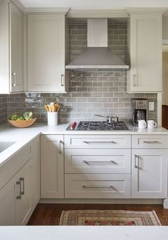 Browse Our Site And Permit Us To Make Your Kitchen Backsplash Breathe New Life Into Your Own Home... Scandinavian Kitchen Tiles, Backsplash For White Cabinets, Scandinavian Kitchen Design, White Kitchen Design, Scandinavian Kitchen, Home Upgrades, Kitchen Redo, White Kitchen Cabinets