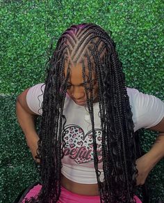 Versatile braids Flip Over Braids For Black Women, Flipped Over Fulani Boho Braids, Fulani Braids Styling Ideas, Funali Braids With Knotless, Braided Hairstyles For Sports, Latest Braids Hairstyles, Fulani Braids Versatile, Viral Fulani Braids, Cute Hairstyles Braids