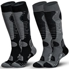 PRICES MAY VARY. 【Merino Wool Ski Socks】: Thermal ski socks for womens and mens are made of Merino wool, Polyester Fiber, Cotton spandex which has excellent thermal insulation, comfort, and breathability, keeping your feet extra warm during winter skiing or outdoor sports. Perfect for outdoor work, Motorcycle, Cycling, Ski, Mountain Climbing, Hiking, Camping, Hunting, Ice Fishing or playing winter sports. 【Knee High Boot Socks Size】: The snowboard socks fit perfectly for women and men. Medium: ( Wool Hiking Socks, Merino Wool Socks, Snowboarding Women, Ski Socks, Sports Performance, The Shins, Hiking Socks, Winter Socks, Thick Socks