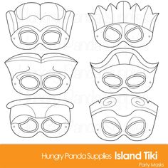 printable masks for kids to color