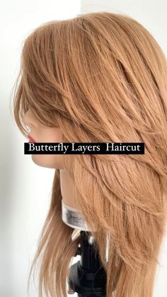 Volume Butterfly Layers For Flat Hair, Hairstyles With Lots Of Layers, Multiple Layers Haircut, Feather Layer Haircut, Butterfly Layers Hair Long, Butterfly Cut Hair Long, Butterfly Layers Hair, Butterfly Layers Hair Medium, Feather Cut For Medium Hair