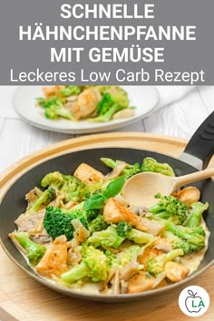 Dieses Low Carb Hähnchenpfanne Rezept wird mit Brokkoli und Chapignons gekocht und schmeckt super lecker. Sieh dir hier das Rezept für das gesunde Pfannengericht an und probiere eines der besten Low Carb Hähnchen Rezepte aus. Best Low Carb Recipes, Low Carb Breakfast Recipes, Low Carb Dinner Recipes, Low Carb Breakfast, Healthy Diet Plans, Fat Burning Foods, Healthy Diet, Low Carb Recipes