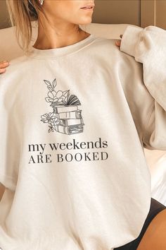 The perfect sweater to wear while staying in all weekend and going on a book binge. This cozy, minimalist sweater makes a perfect gift for all readers and bookworms whose ideal day involves getting lost in a fictional world.

• 50% cotton, 50% polyester
• Classic fit
• 1x1 athletic rib knit collar with spandex
• Air-jet spun yarn with a soft feel and reduced pilling
• Runs true to size

Tags: Fall Sweater, Book Lover Sweatshirt, Floral Book Shirt, Bookish Shirt, Book Addict, Bibliophile Book Nerd Sweatshirt, Book Lover Tshirt Design, Sweater Print Design, Book Lover Sweatshirt, Booktok Sweatshirts, Book Lover Shirt, Book Club Sweatshirt, Book Lover Tshirts, Book Nerd Aesthetic Outfit