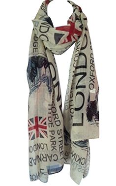 PRICES MAY VARY. Lightweight women Union Jack viscose scarf London Attractions Printed Product dimension: 100% Viscose Oversized, wrap it in Multiple Style Size: L180cm, W100cm Machine washable Three Oaks Union Jack Scarf London Souvenir Gift Soft and Oversize Fashion Scarf Beige London Souvenirs Gift, London Souvenirs, London Attractions, Fashion Scarf, Oversized Scarf, Oversize Fashion, Summer Scarves, Union Jack, Online Fashion Stores