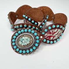 Beautiful Western Belt By Leatherock Size S/30 Excellent Used Condition Turquoise Western, Western Belt, Western Belts, Belt Size, Blue Brown, Women Accessories, Turquoise, Women Shopping, Blue